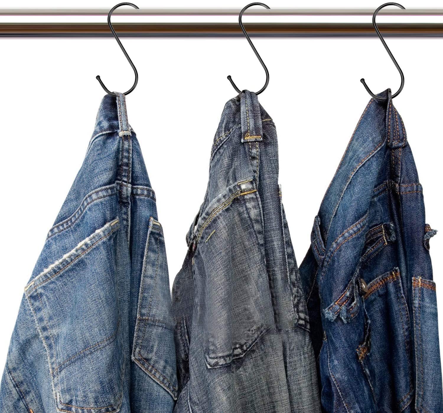 S-shaped Pot Extension Hooks, 3.4" (Pack of 10) - Image 6