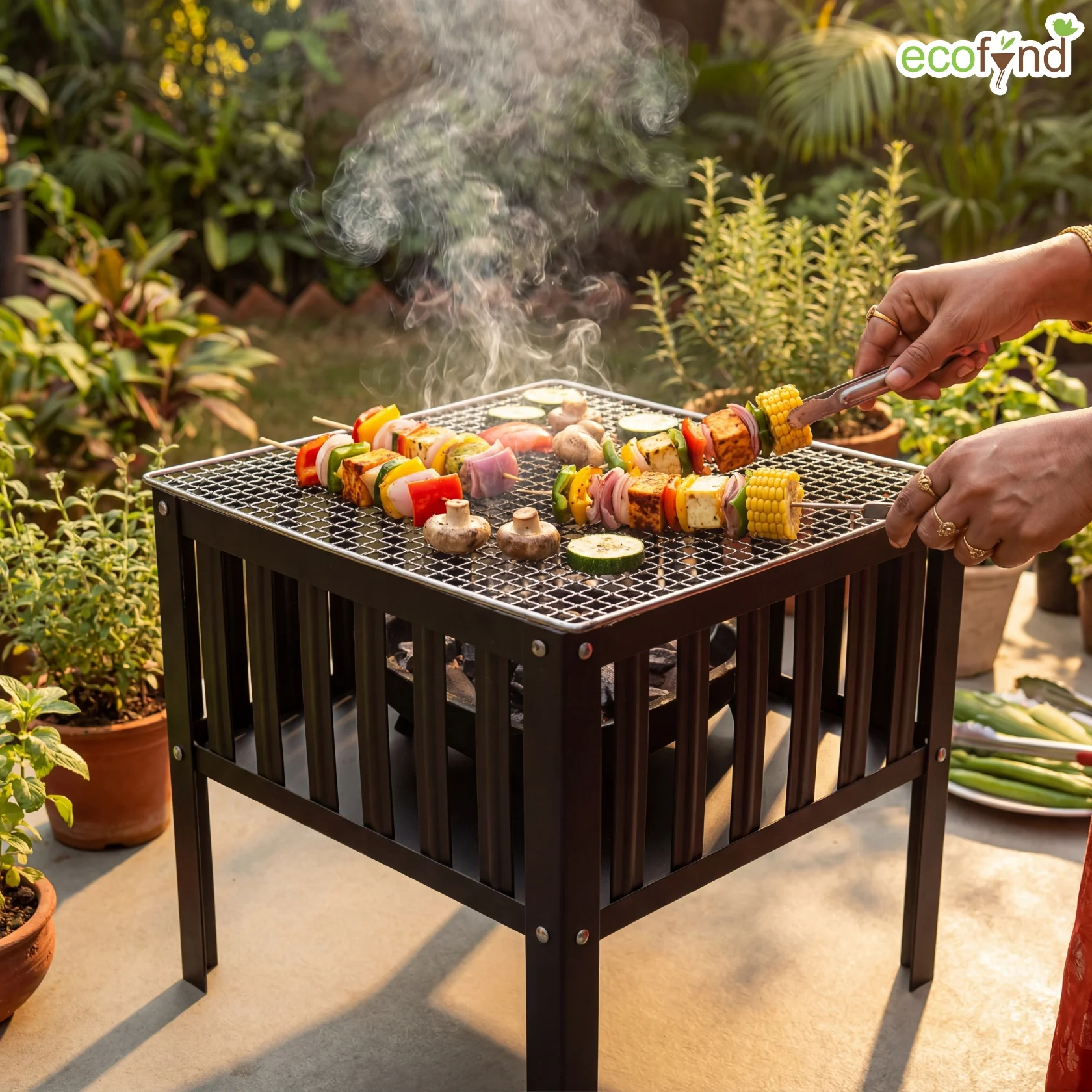 Portable Charcoal Barbeque Grill - Image 6