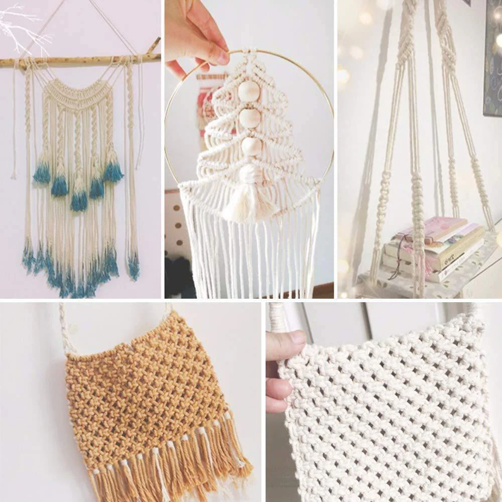 Pure Weave Cotton Macrame Cord – Soft & Strong for DIY Craft Magic - Image 5