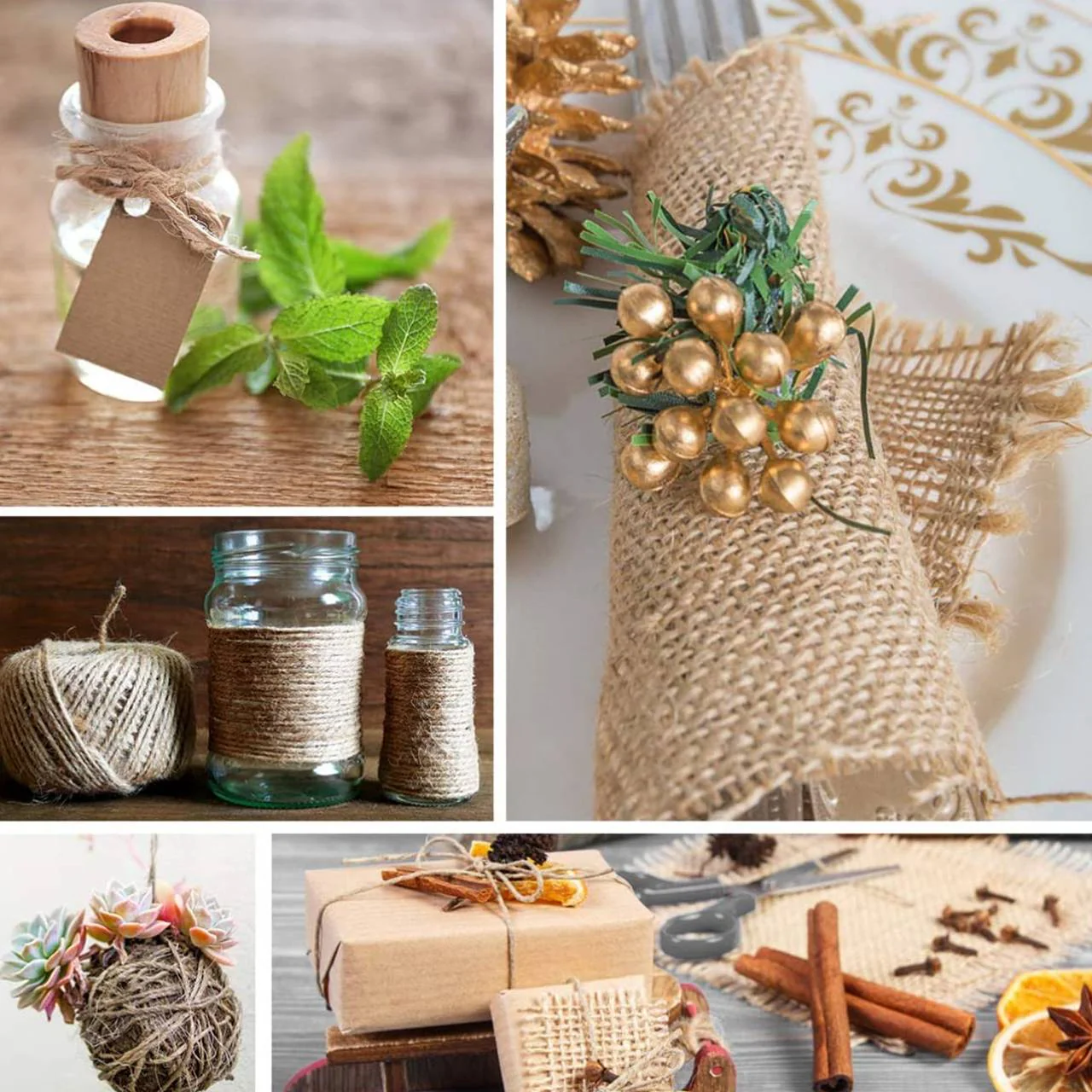 Eco Weave Natural Jute Rope – 2-Ply Craft & Décor Cord - Image 9