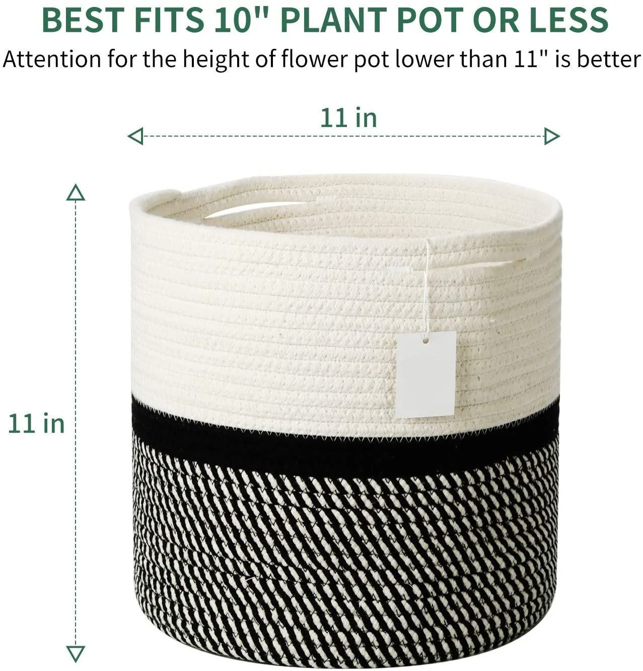 Cotton Rope Plant Basket - Image 3