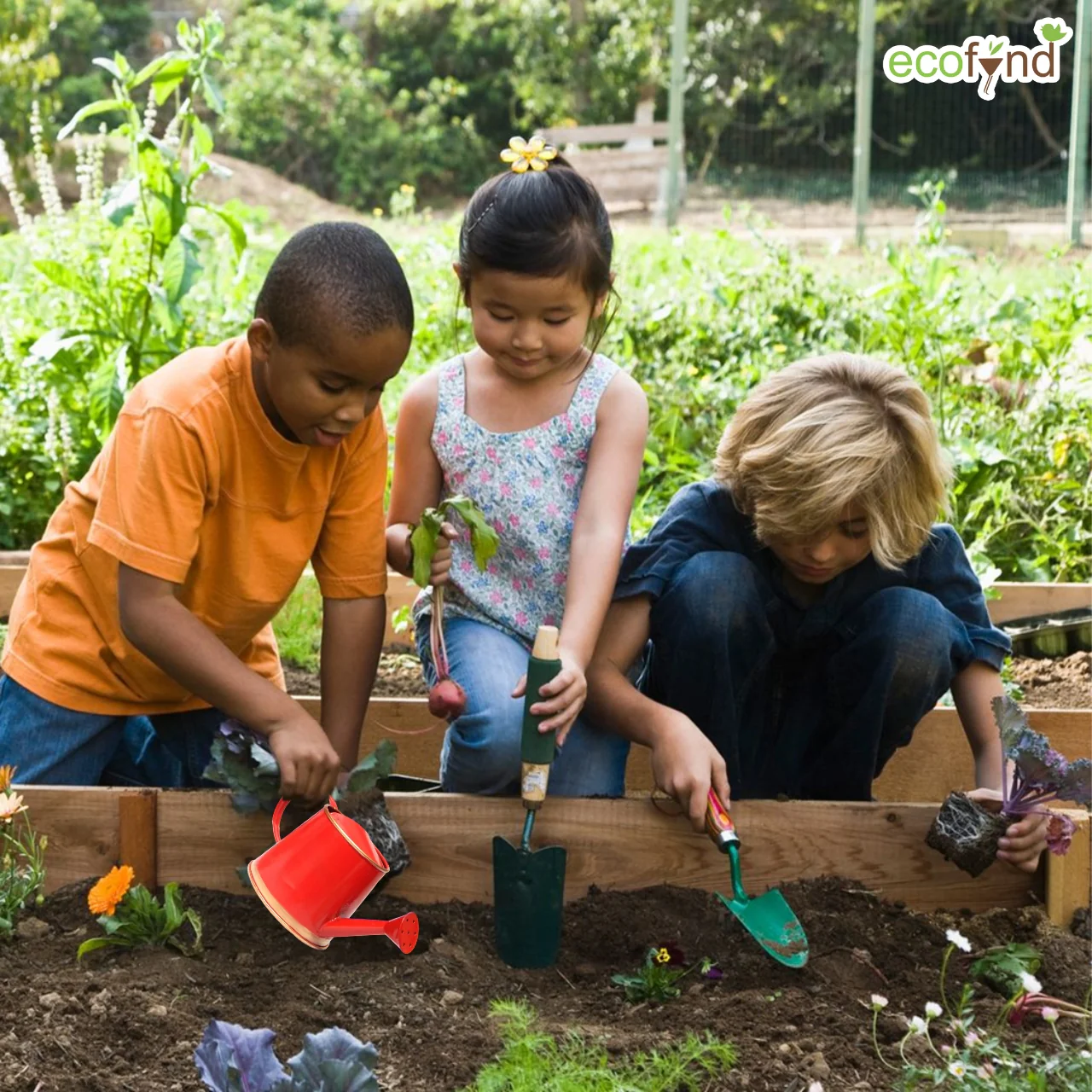 Red Watering Can for Kids 250 ml - Image 6