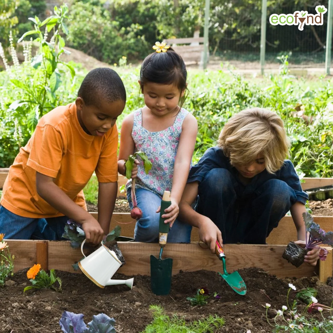 White Watering Can for Kids 250 ml - Image 5
