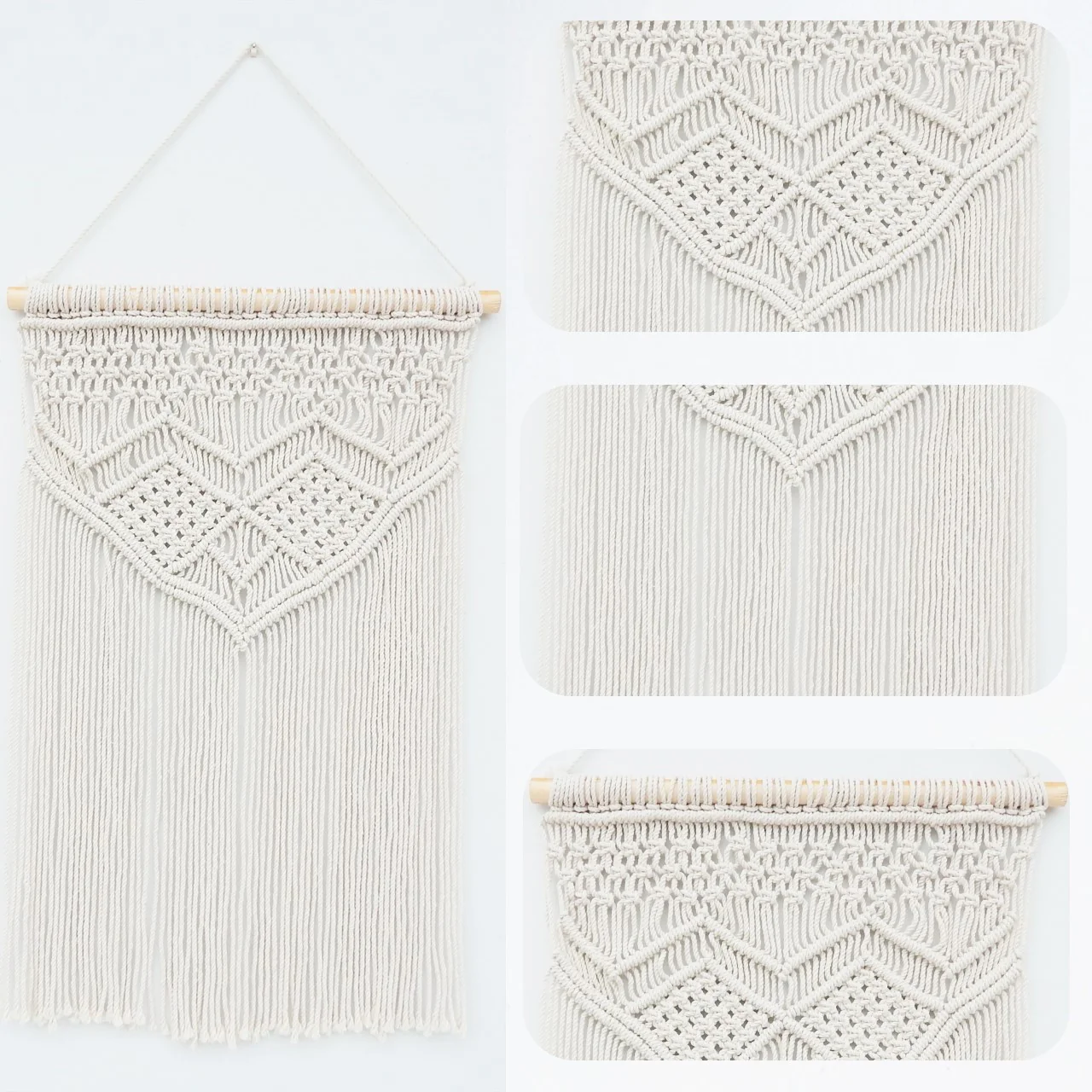 Macrame Boho Wall Hanging - Image 4