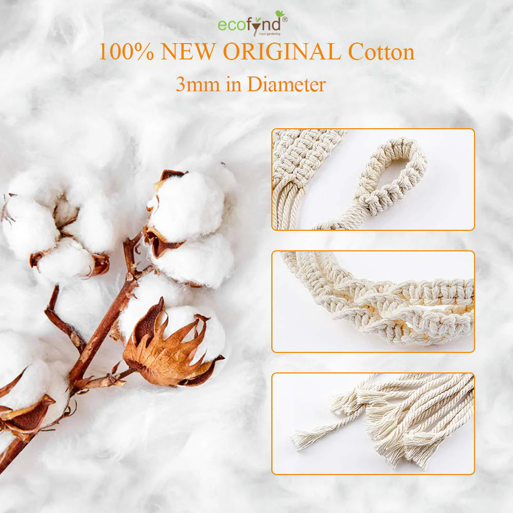 Spiral Macrame Plant Hanger - Image 5