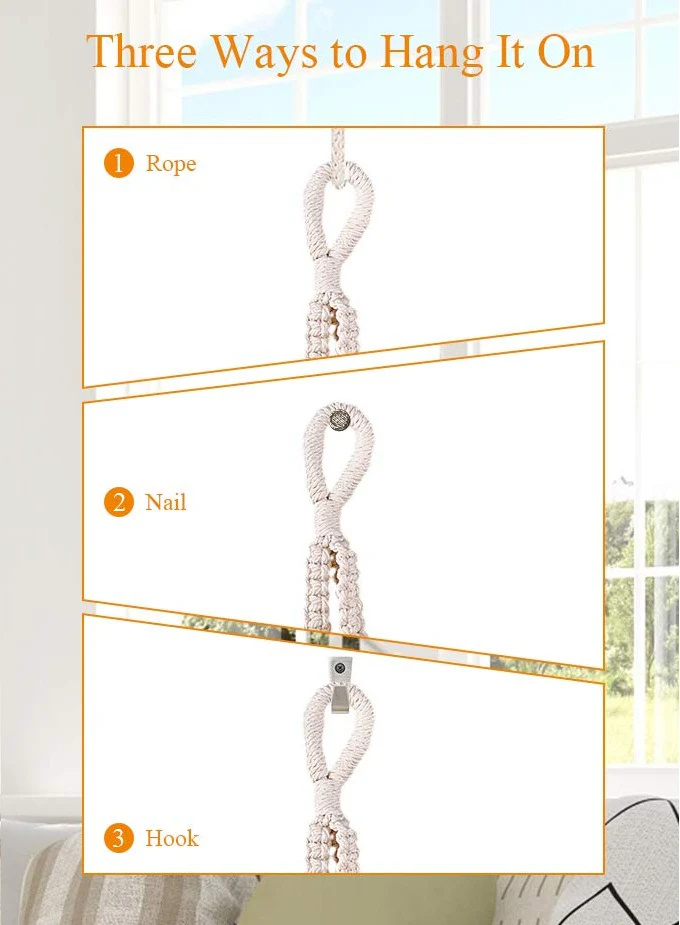 Spiral Macrame Plant Hanger - Image 7