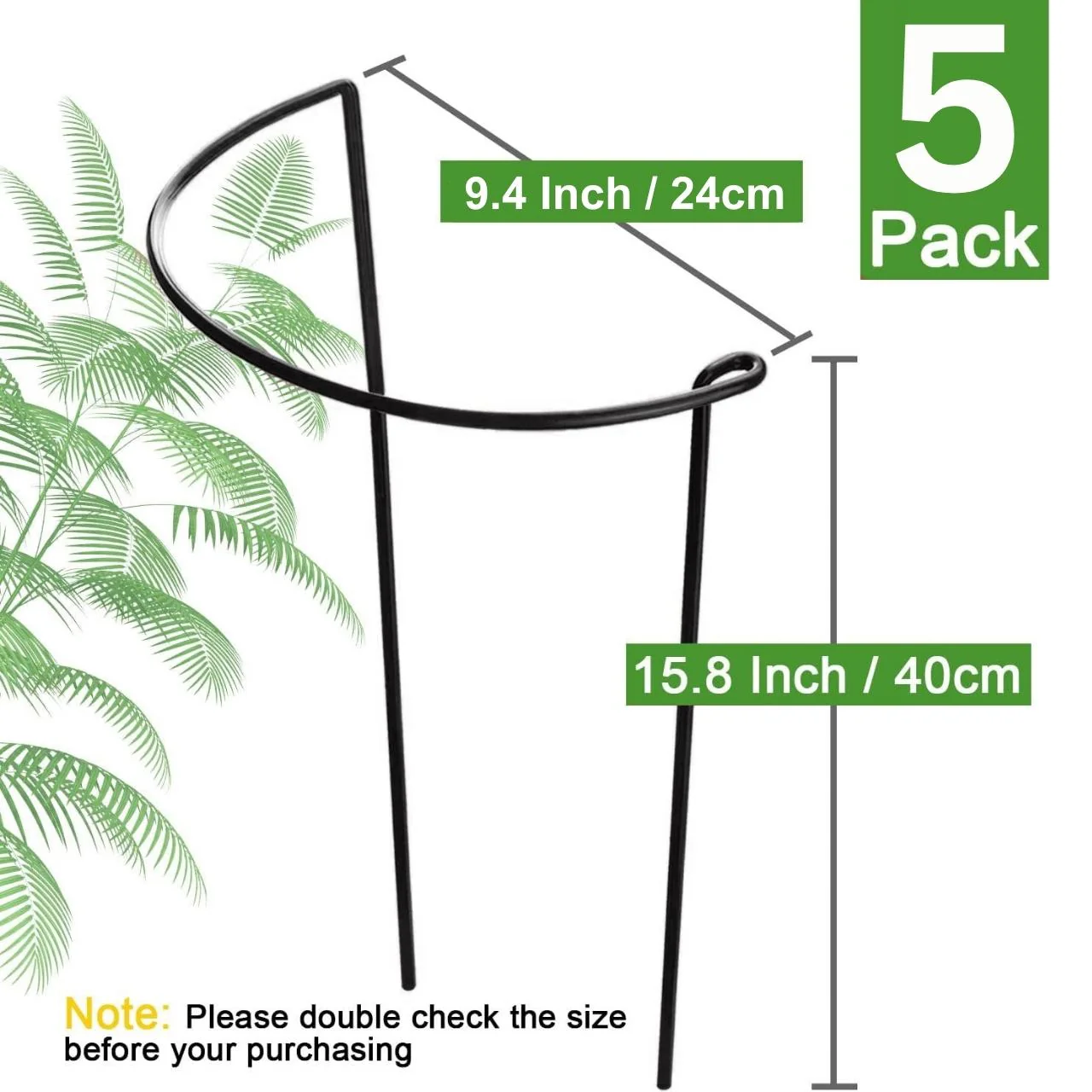 Ecofynd Metal Plant Stakes - Image 3
