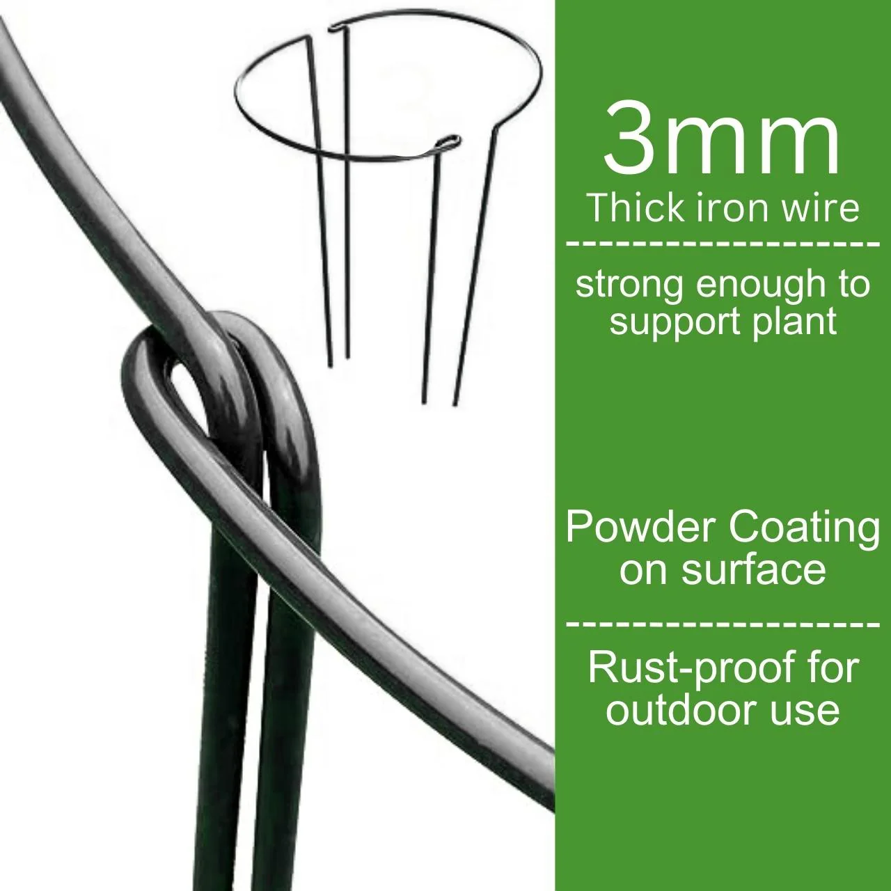 Ecofynd Metal Plant Stakes - Image 4