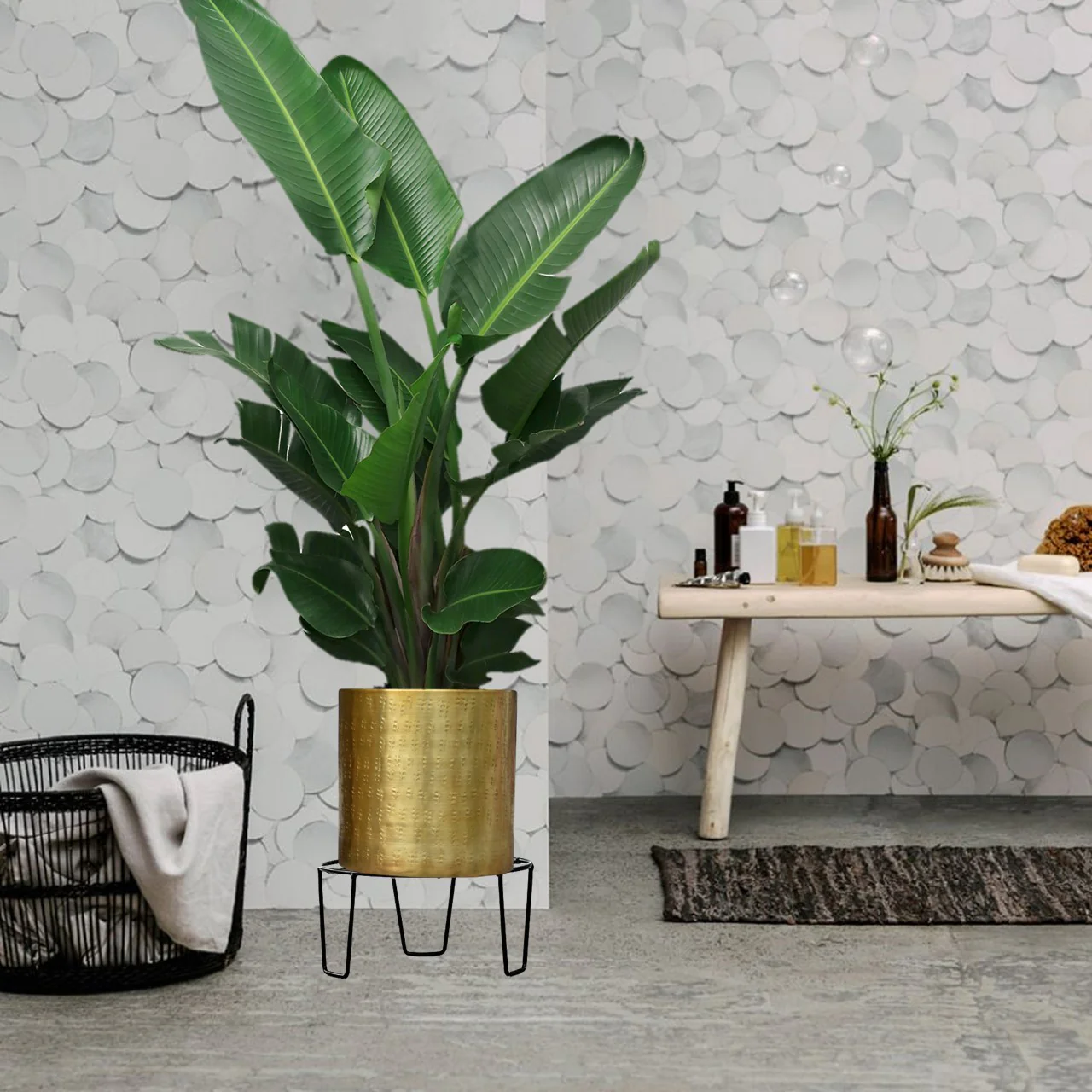 Ecofynd Iron Plant Stand – Elegant Indoor & Outdoor Pot Holder - Image 6