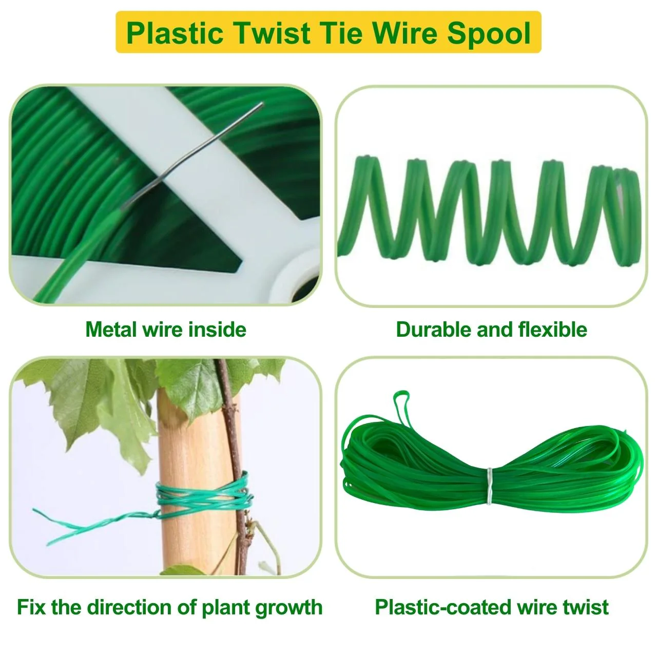 Ecofynd Plastic Twist Tie Wire - Image 4