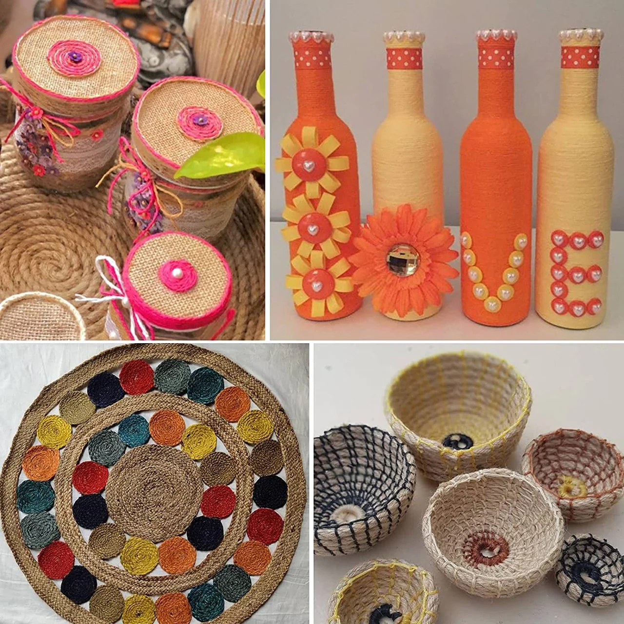 ecofynd Single String Light Green Color Jute Cord - Image 3