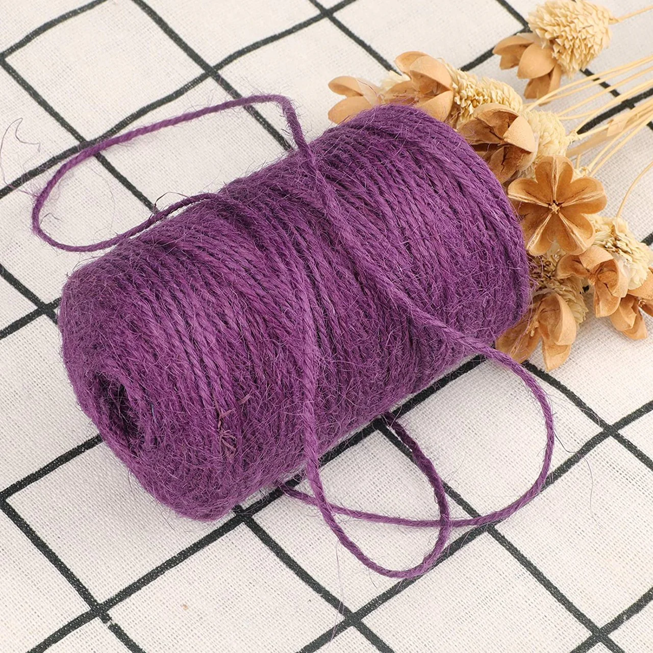 ecofynd Single String Purple Color Jute Cord - Image 3