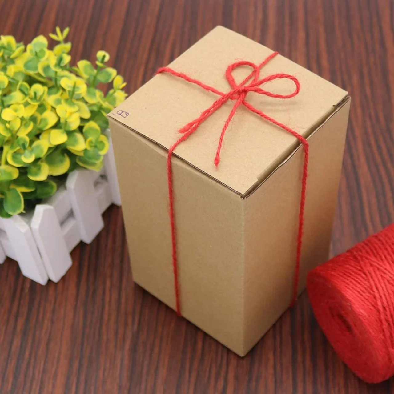 ecofynd Single String Red Color Jute Cord - Image 5