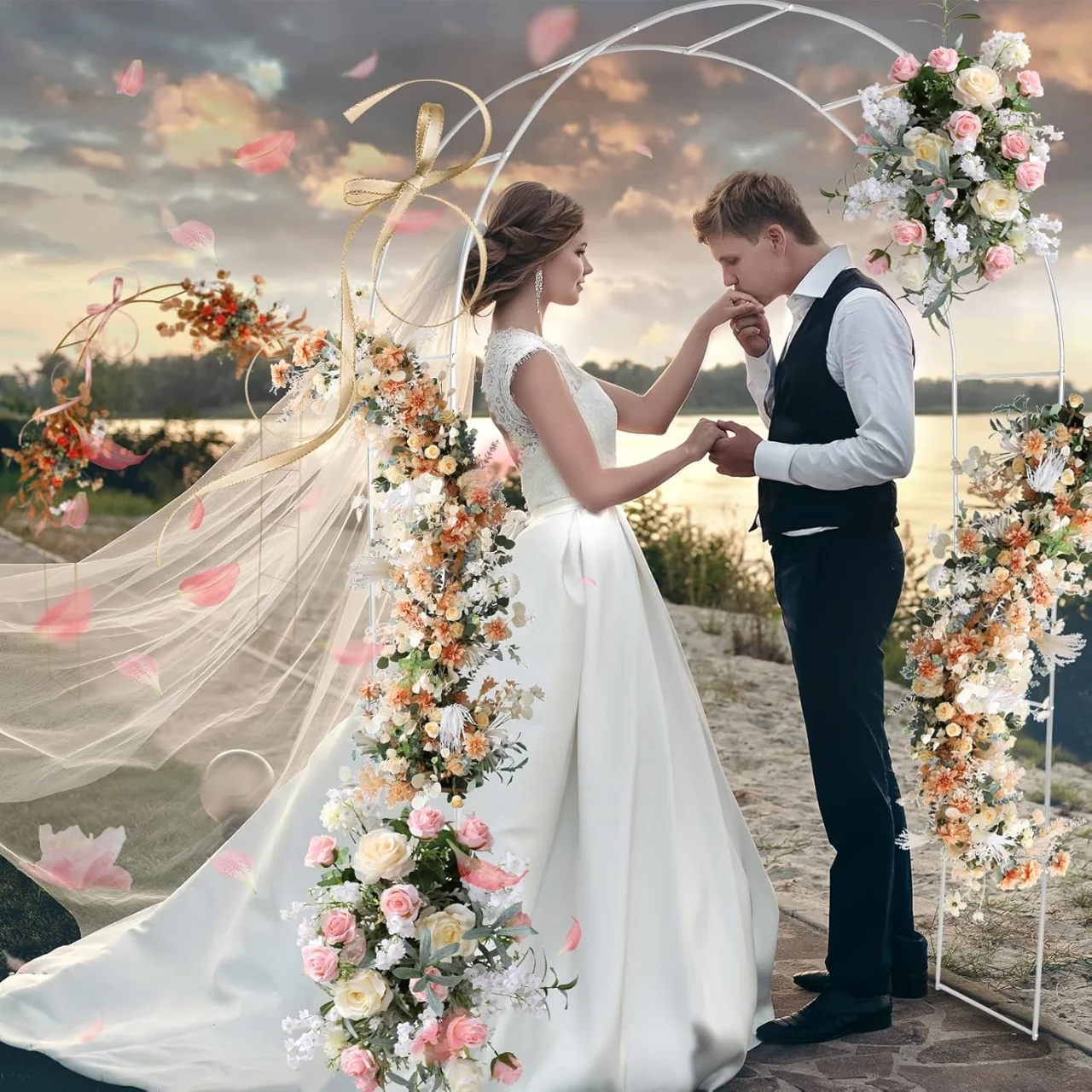 Flourish Frame - Garden Arch Trellis for Climbing Plants & Hanging Planters - Image 6