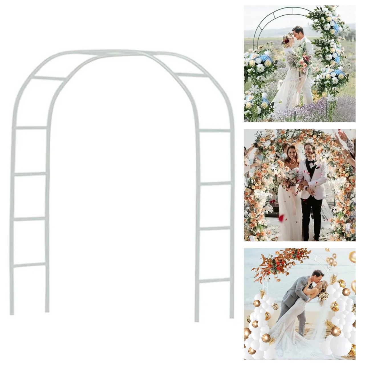 Flourish Frame - Garden Arch Trellis for Climbing Plants & Hanging Planters - Image 7