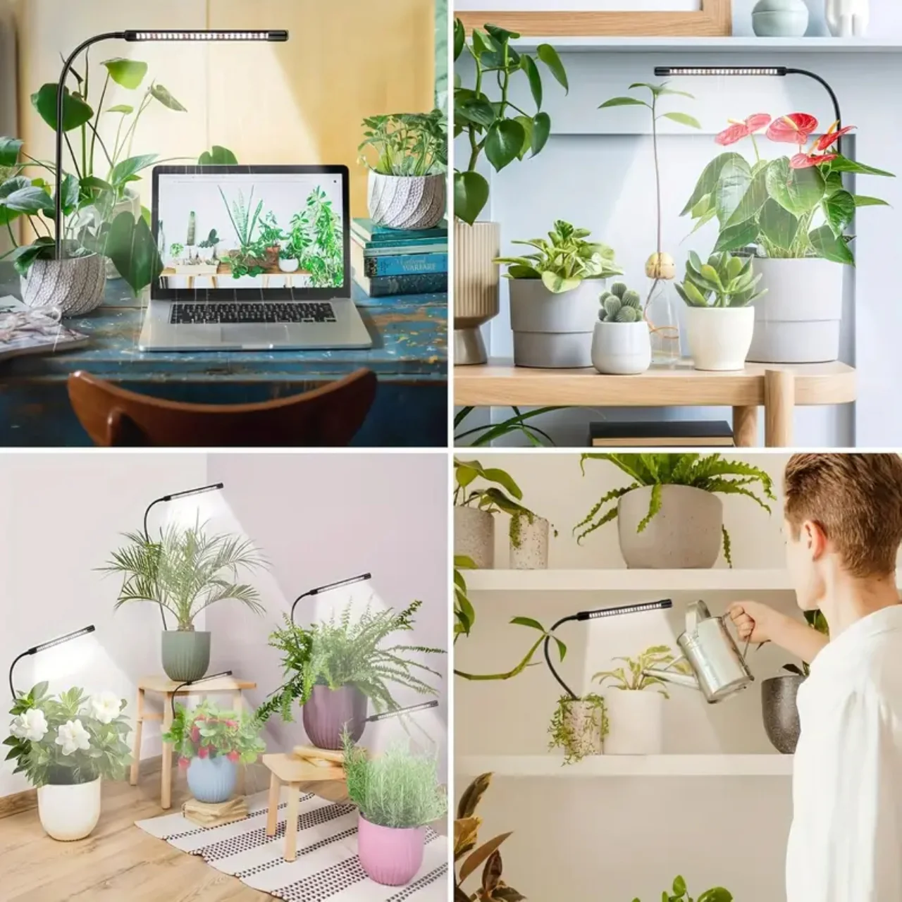 Kaira LED Grow Light – 3/9/12H Timer, Full Spectrum Lamp - Image 8