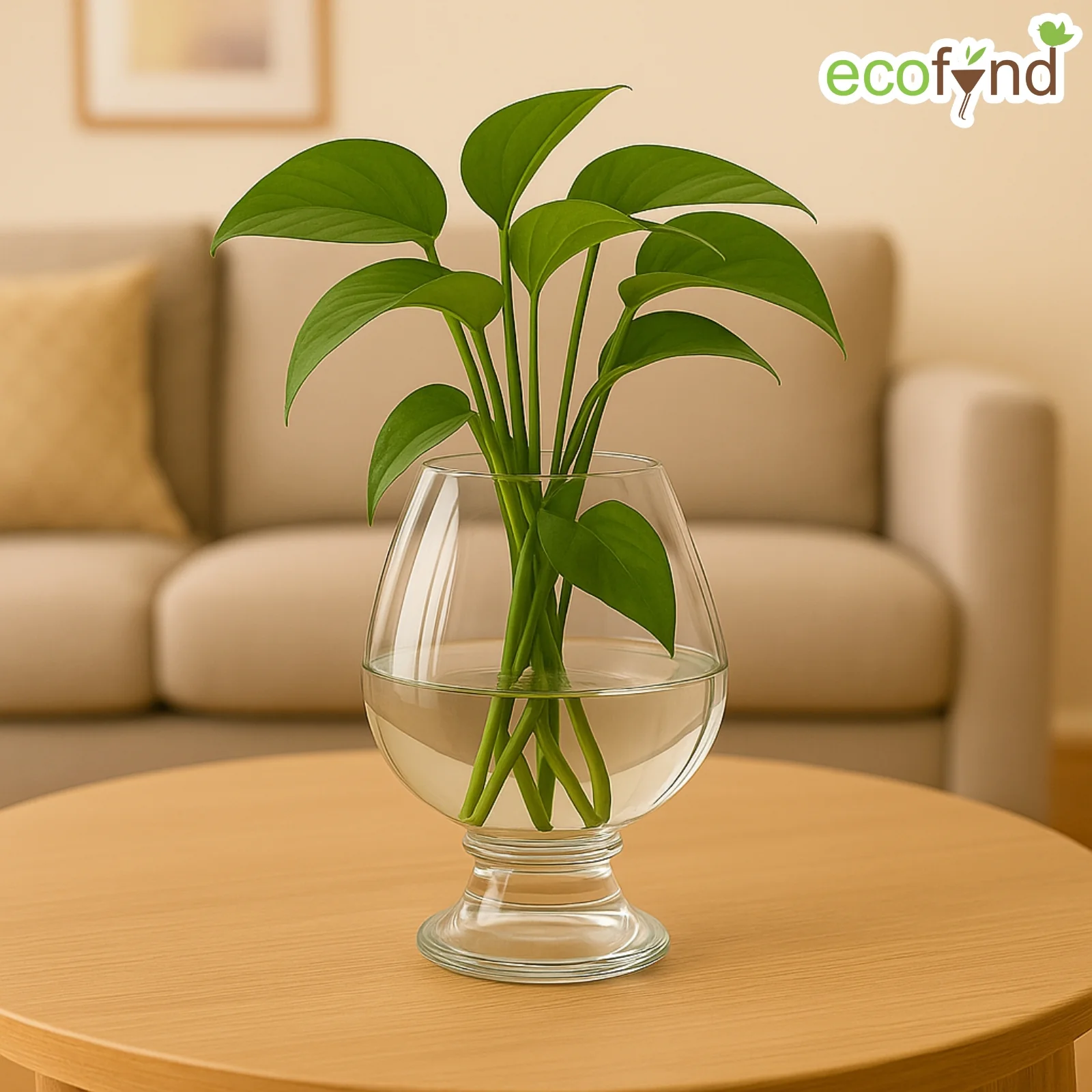 Glass Vase for Flowers & Décor – Clear Goblet Shape | Transparent - Image 6