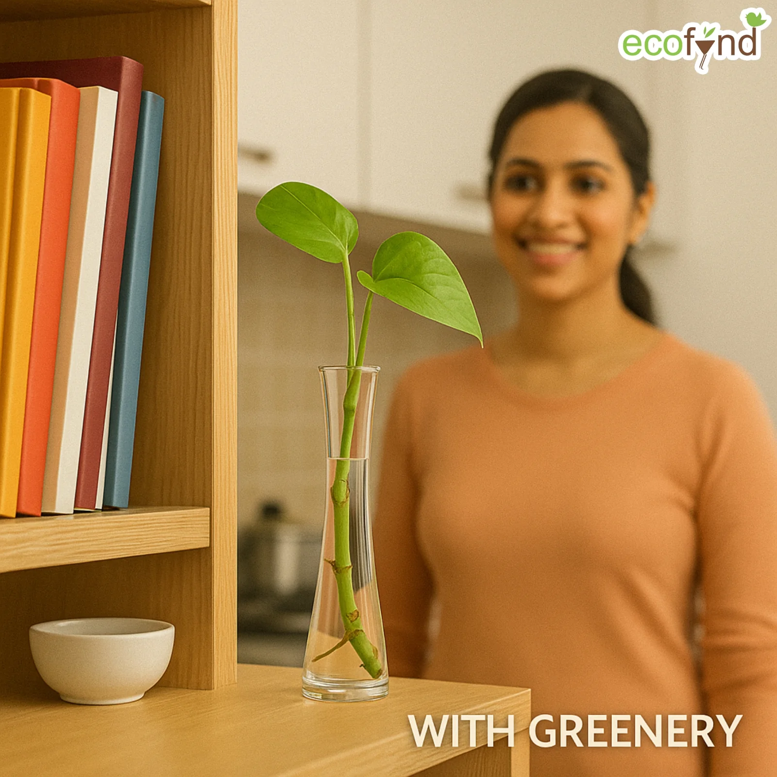 Glass Vase for Flowers & Décor – Cylindrical Slim | Clear - Image 6