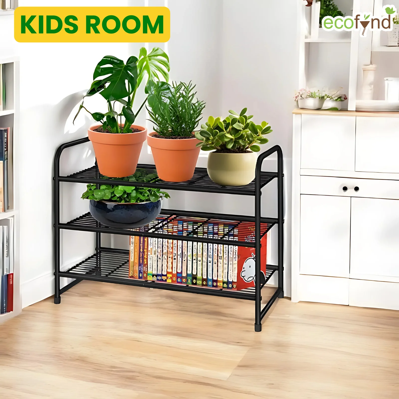 3-Tier Multipurpose Stand – Space-Saving Metal Storage Rack - Image 8