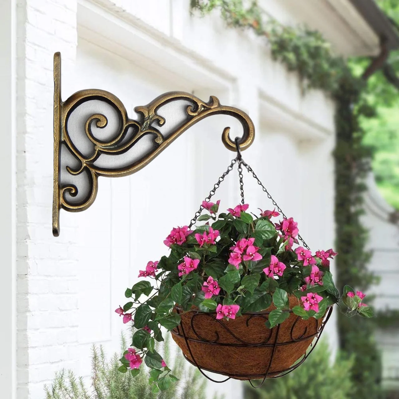 Vintage Aluminium Wall Plant Bracket – 30kg Heavy-Duty Hook - Image 6