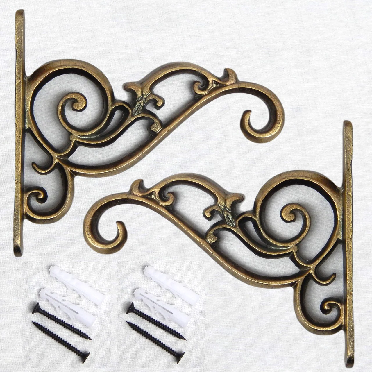 Vintage Aluminium Wall Plant Bracket – 30kg Heavy-Duty Hook - Image 7