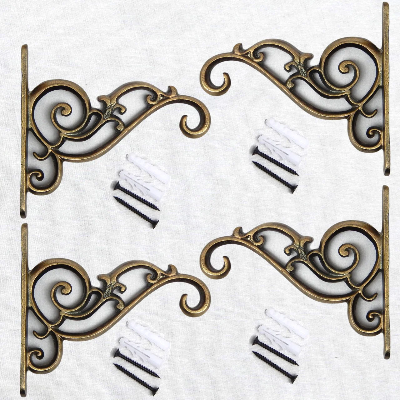 Vintage Aluminium Wall Plant Bracket – 30kg Heavy-Duty Hook - Image 8