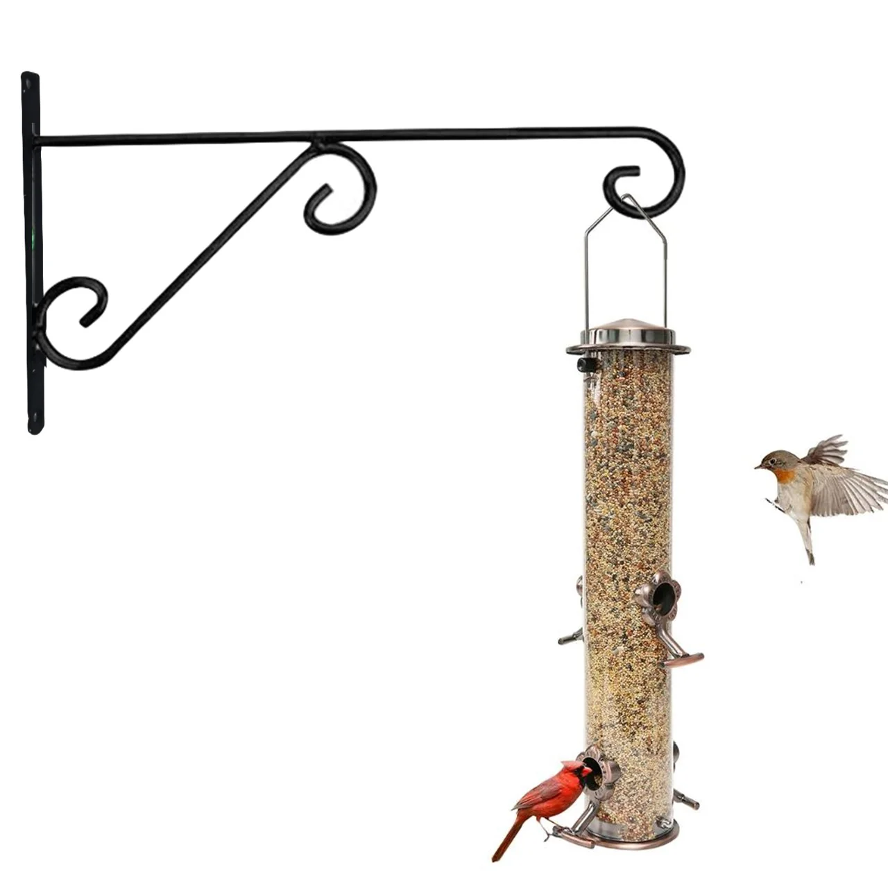 Elegant Curve – Metal Wall Hook Plant Bracket by Ecofynd - Image 5