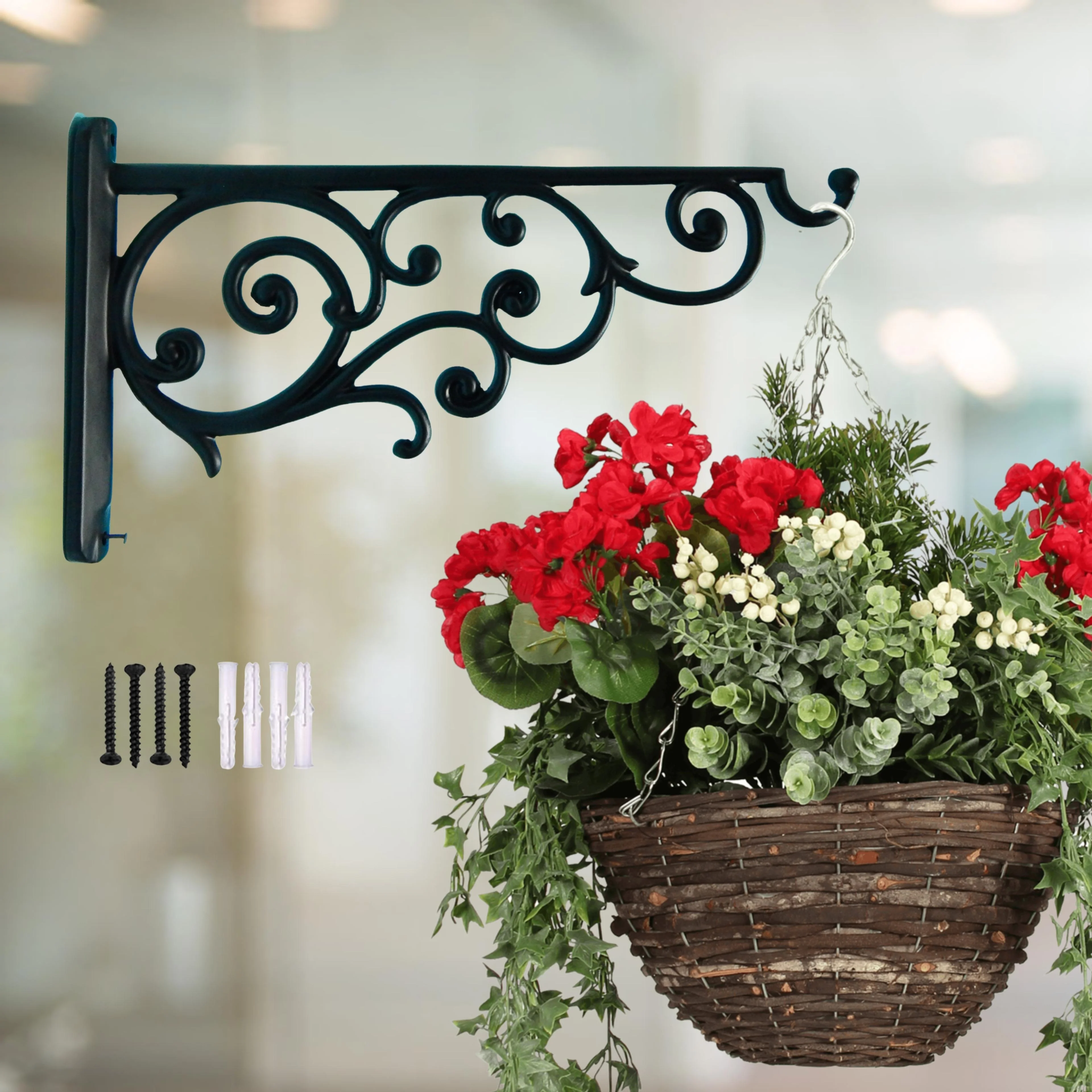 Metal Wall Plant Bracket – Heavy-Duty Aluminium Hanging Hook for Plants - Image 5