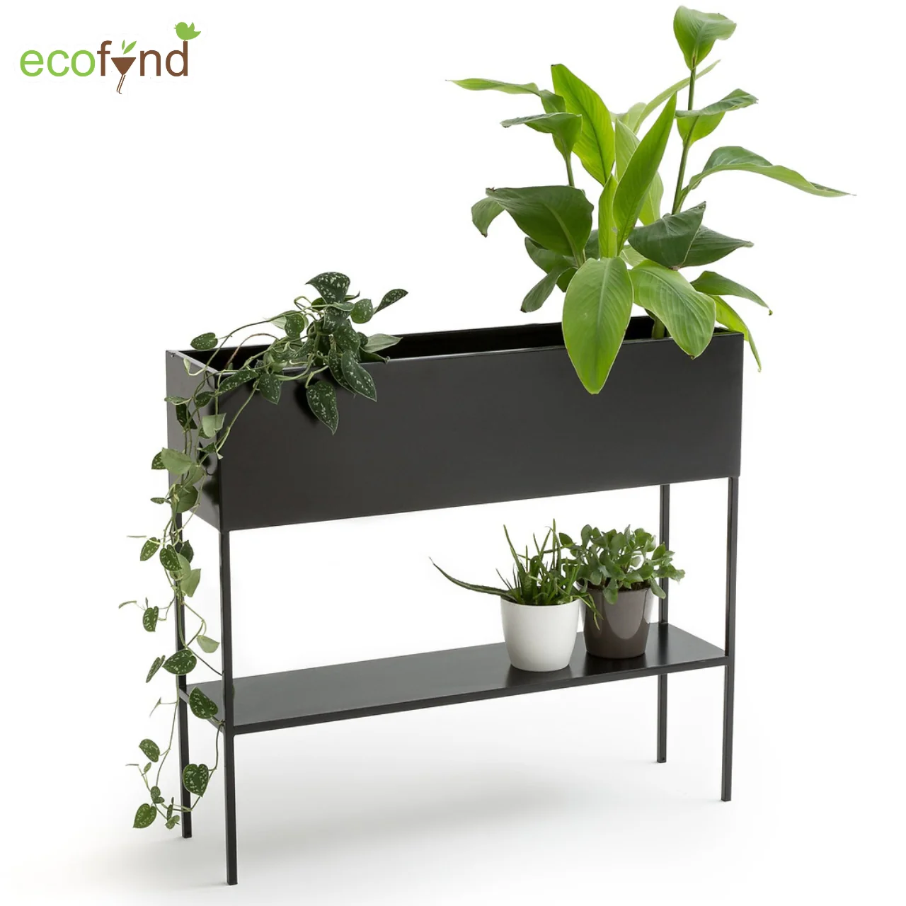 2-Tier Elevated Outdoor Planter Box – Metal Garden Bed - Image 5