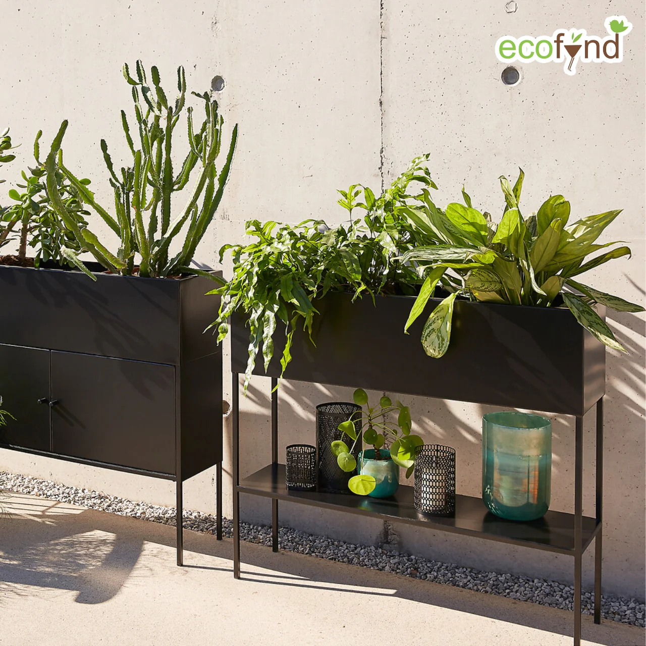 2-Tier Elevated Outdoor Planter Box – Metal Garden Bed - Image 6