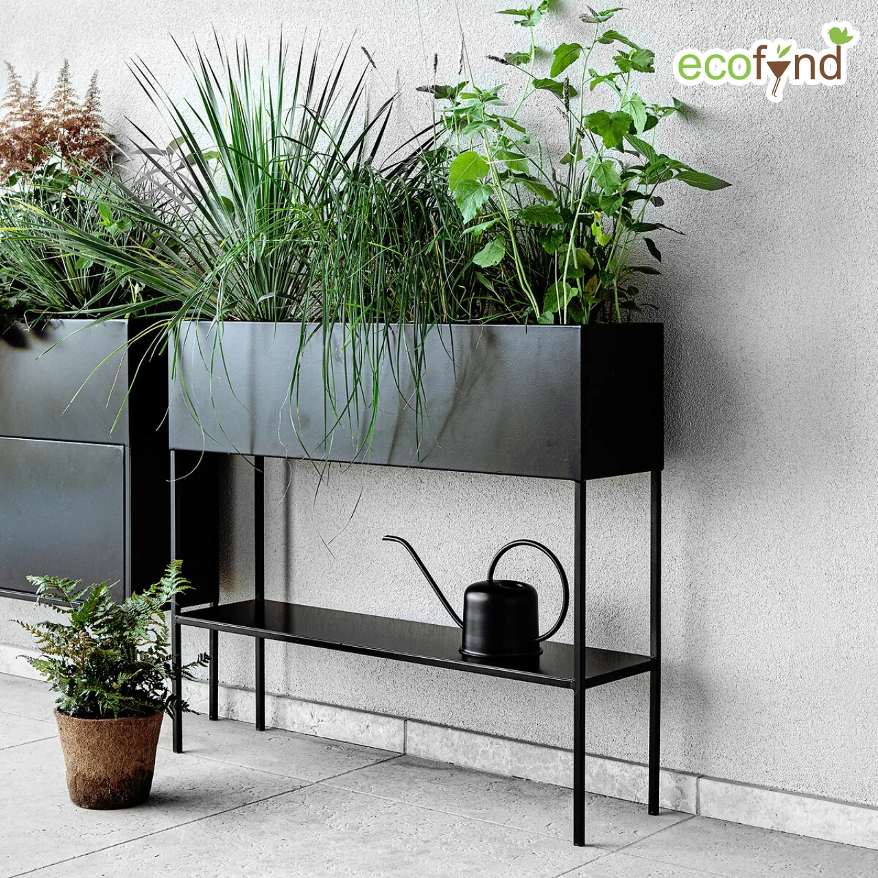 2-Tier Elevated Outdoor Planter Box – Metal Garden Bed - Image 7