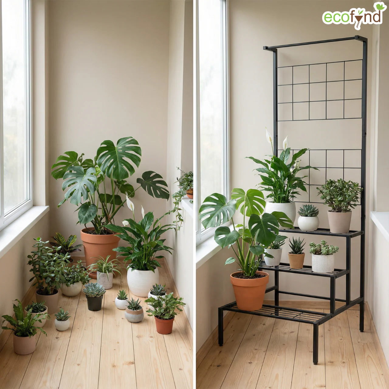 3-Tier Metal Plant Stand – Elegant Iron Shelf for Home & Balcony Décor - Image 5