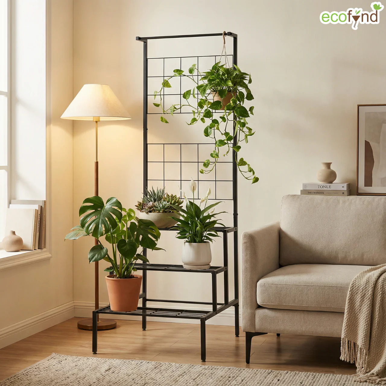 3-Tier Metal Plant Stand – Elegant Iron Shelf for Home & Balcony Décor - Image 6