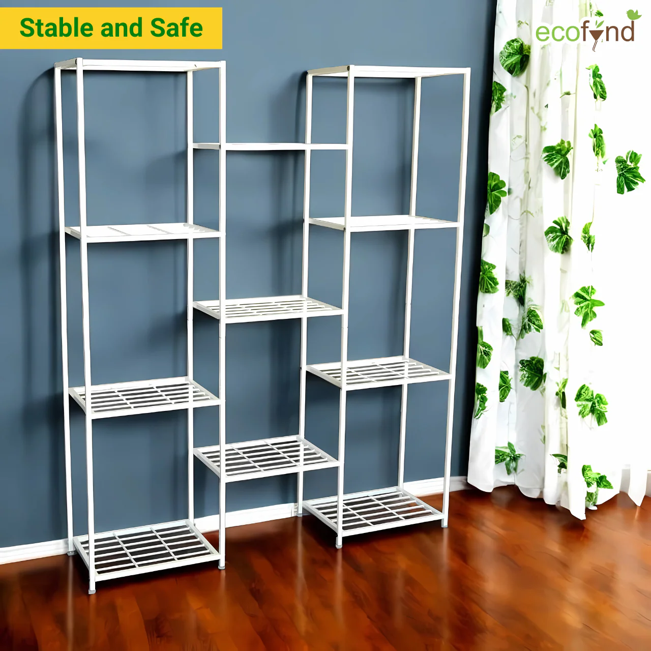 Plantica 11-Tier Metal Plant Stand – Vertical Display Rack for Home & Garden - Image 8