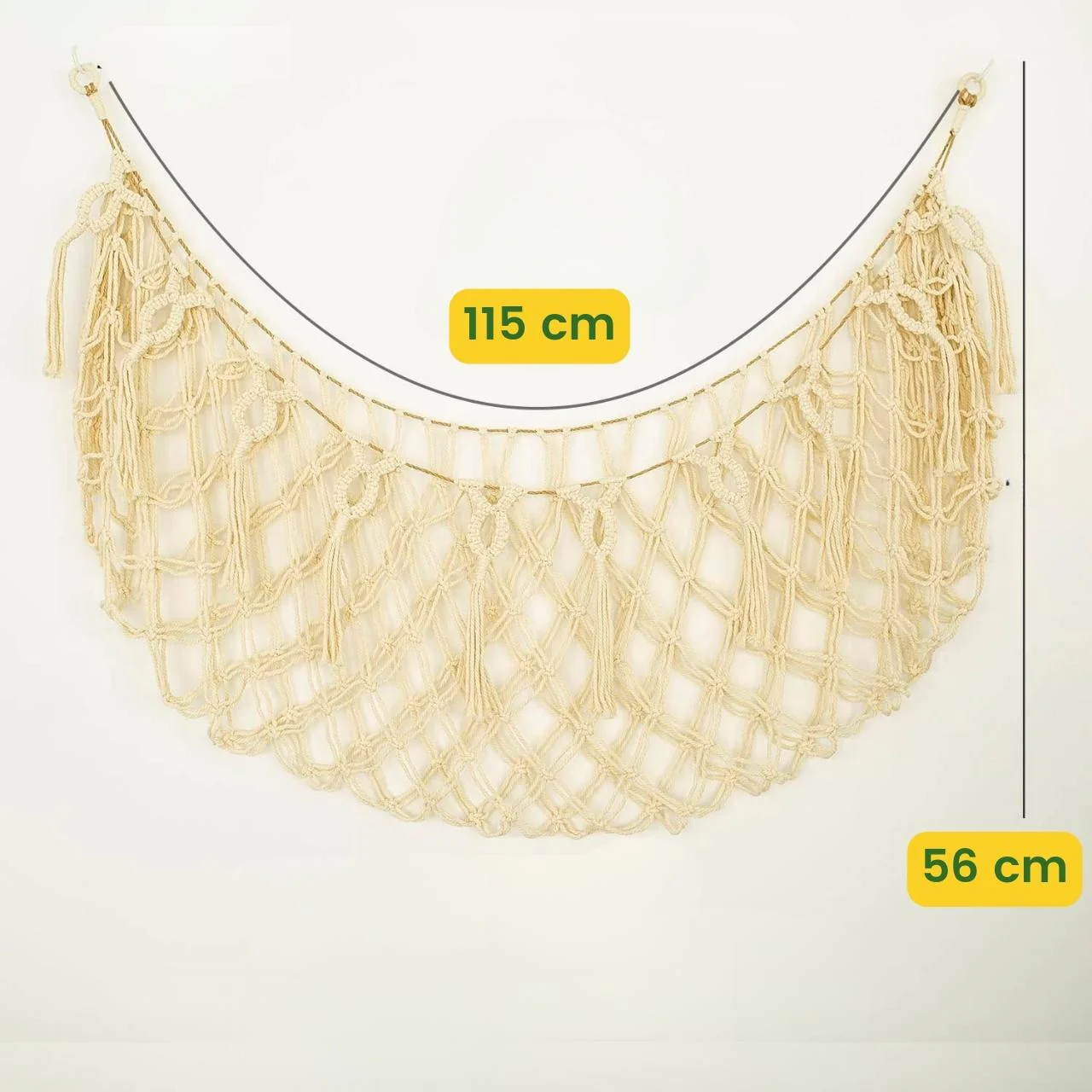 Macrame Soft Toy Organizer | Toy Hammock - Image 4