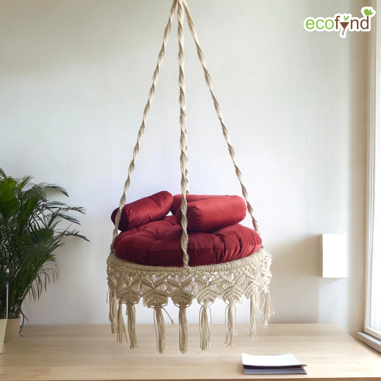 Swing Chair Hammock Cushion Set – Super Cozy Velvet Comfort Collection - Image 4