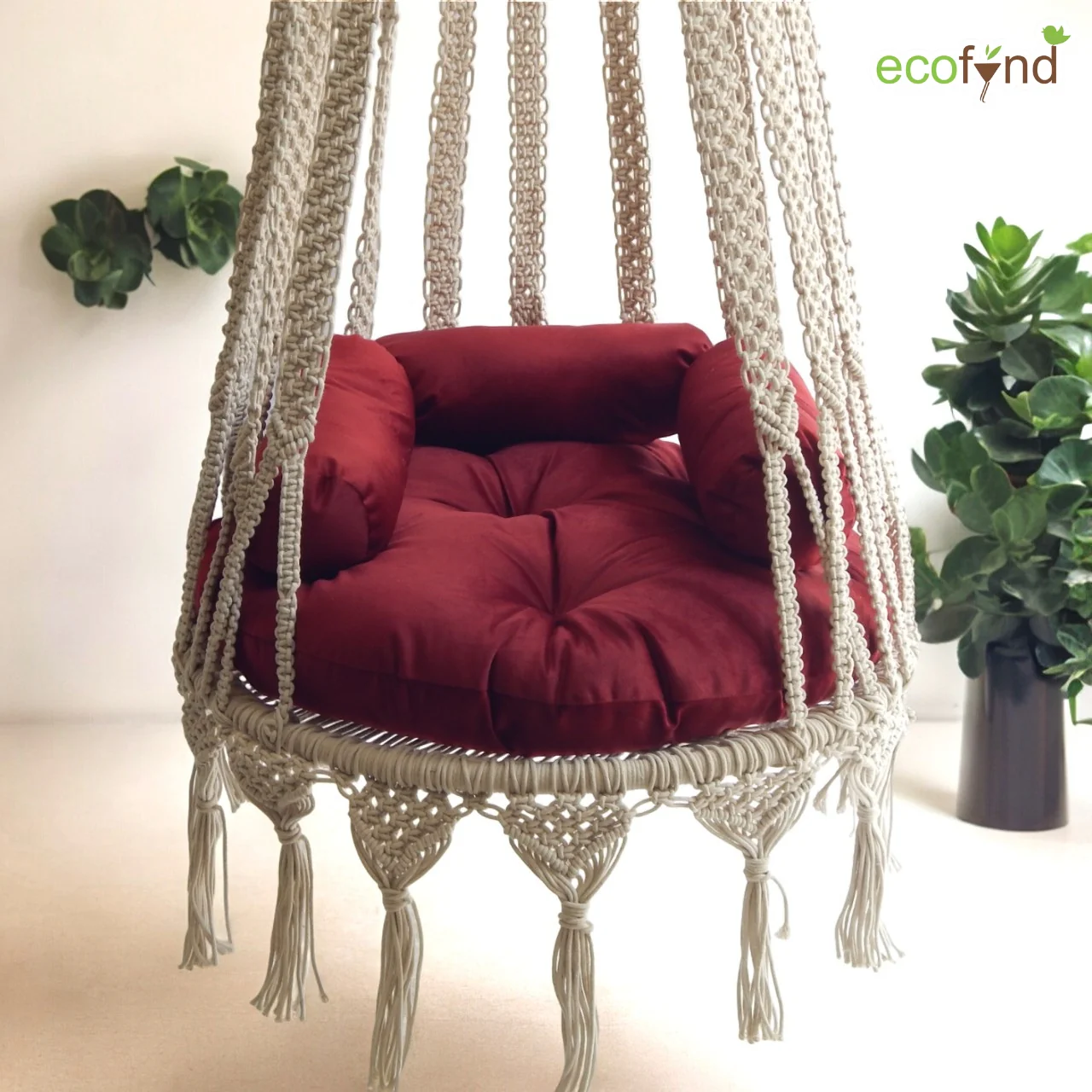 Swing Chair Hammock Cushion Set – Super Cozy Velvet Comfort Collection - Image 5