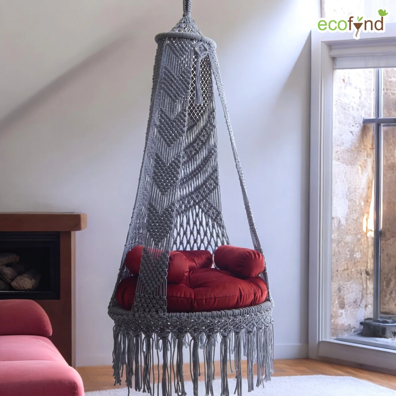 Swing Chair Hammock Cushion Set – Super Cozy Velvet Comfort Collection - Image 6