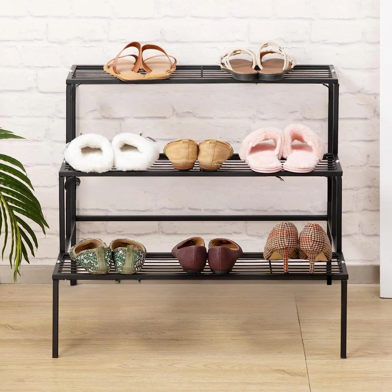 Ecofynd 3-Tier Plant & Utility Stand – Iron, Rust-Resistant - Image 5