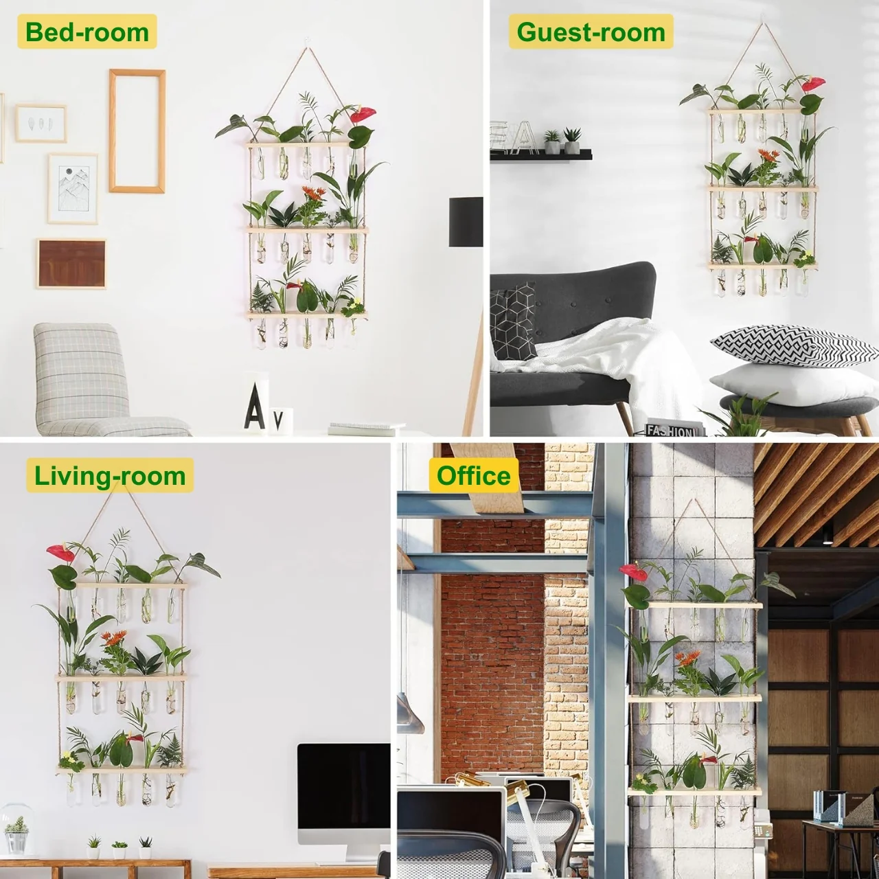 Vertical Bloom – 3-Tier Test Tube Planter by Ecofynd - Image 8